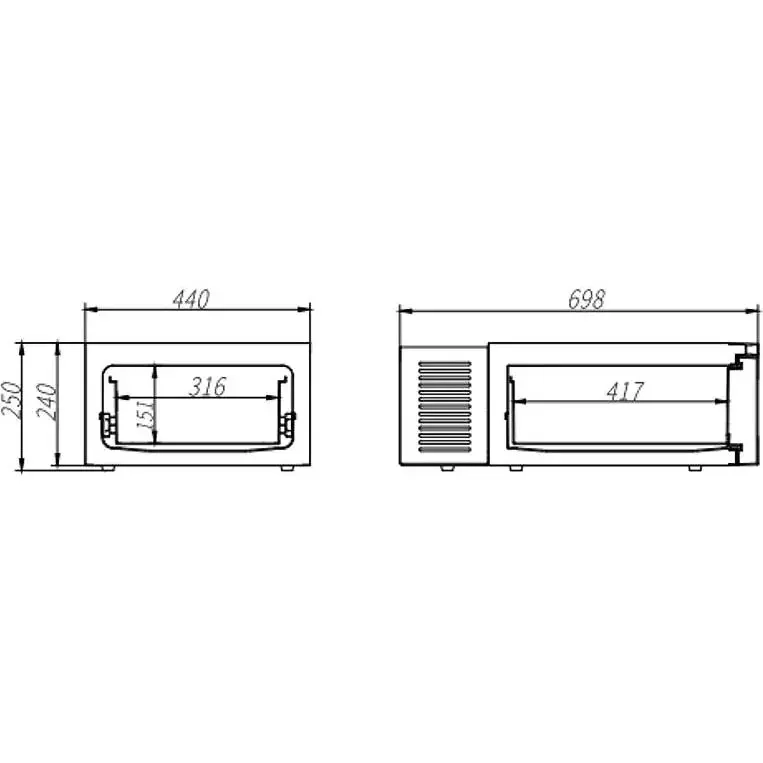 Skuffekøleskab Frezzer Pro 20L - Gas køleskabe og 12V-køleskabe - 6438014301556 - 4