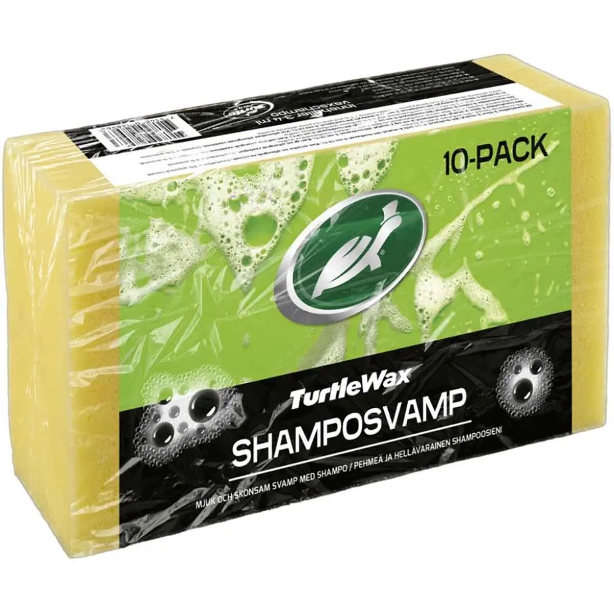 Turtle Wax biltvättsvamp 10-pack - Tvättsvampar för bil - 7314890028963 - 0