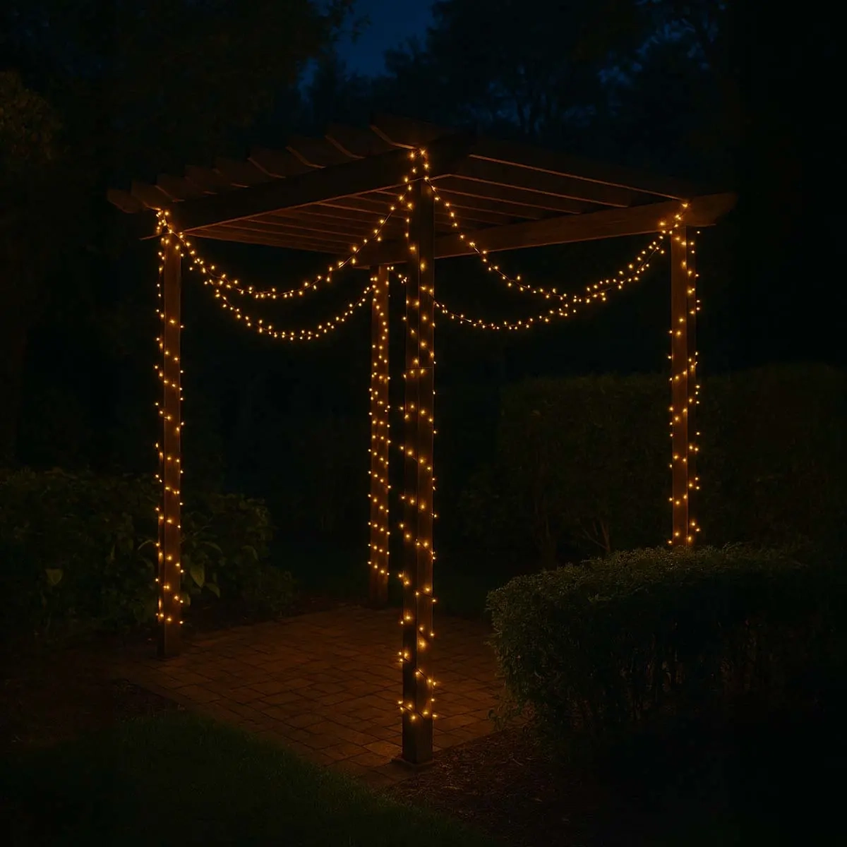Ljusslinga 600 LED Amber 40 m - Ljusslingor och ljuslister - 6410416424323 - 1