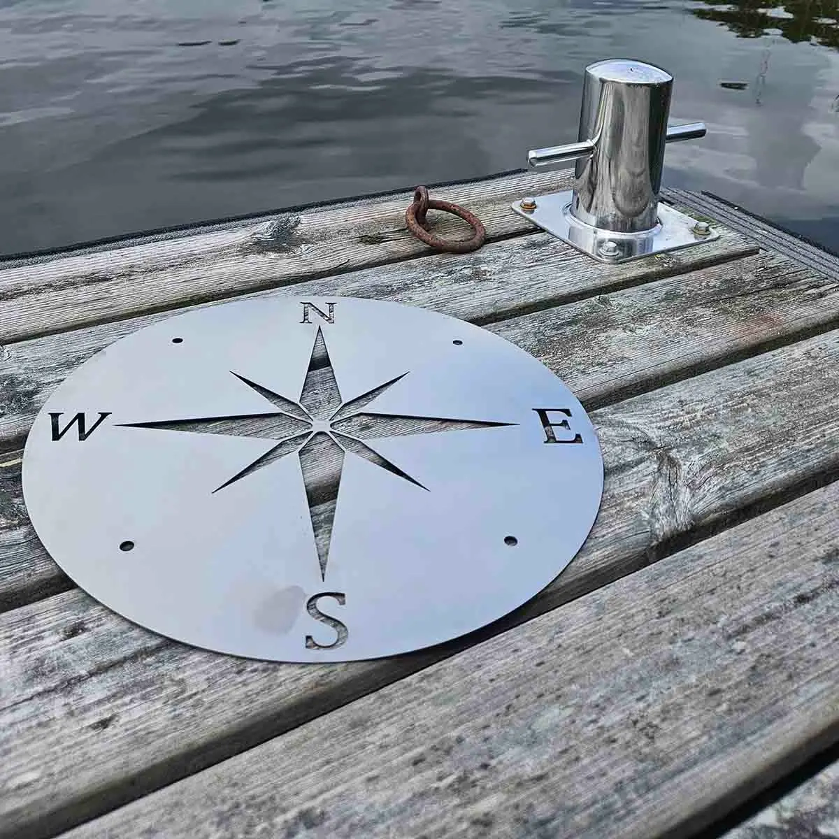Kompassros 30 cm - Terrassdekorationer och utomhusinredning - 6410416532028 - 1