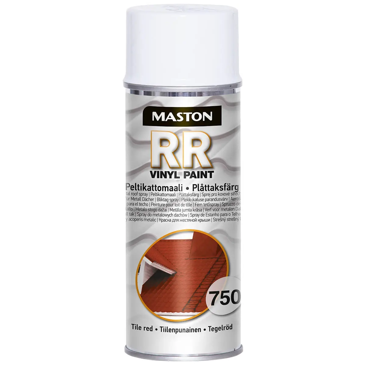 Maston sprayfärg RR 750 tegelröd 400ml - Färger och sprayfärger - 6412494107501 - 0