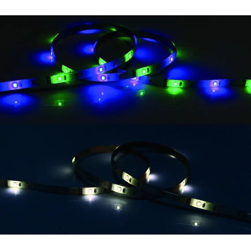 LED-strimmel Solar 2m RGB+W 4000K 1,2W - Solcellebelysning - 6418536037423 - 2