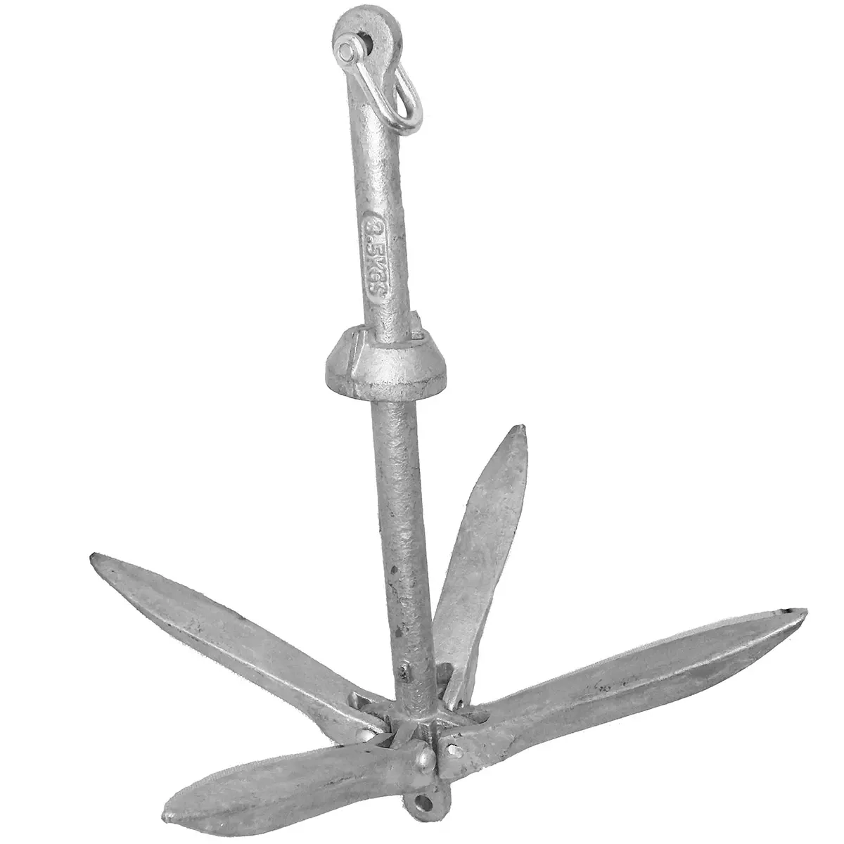 Hunningsanker 2,3 kg - Anker og pullert til båd - 6430022586635 - 0