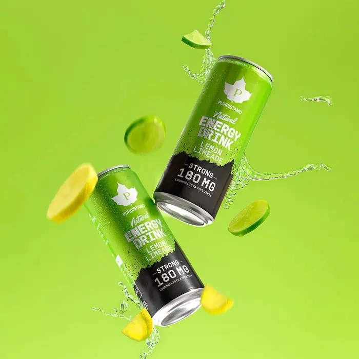 Natural Energy Drink Lemon Limeade 330ml Pureness - Energidrycker - 6430039229211 - 1