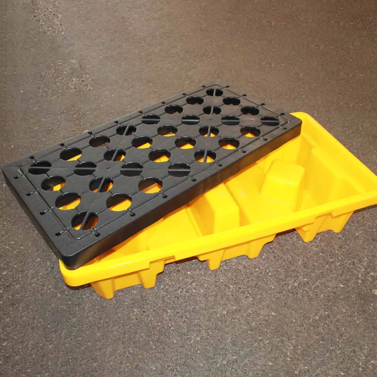 Tøndeunderlag Opsamlingsbakke 120L 130x66cm - Brændstofpumper og ventiler - 6430074697488 - 1