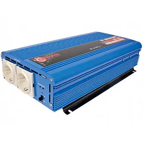 C-PWR 1500W Ren Sinus Inverter 12V–230V - Bil inverter - 6438255290305 - 0