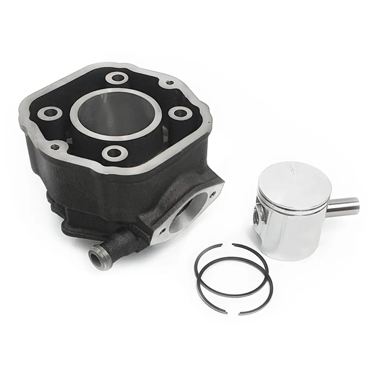 CYLINDER + KOLVKIT DERBI 70cc 47mm - Cylindrar och lock till motocross - 6438471007114 - 0