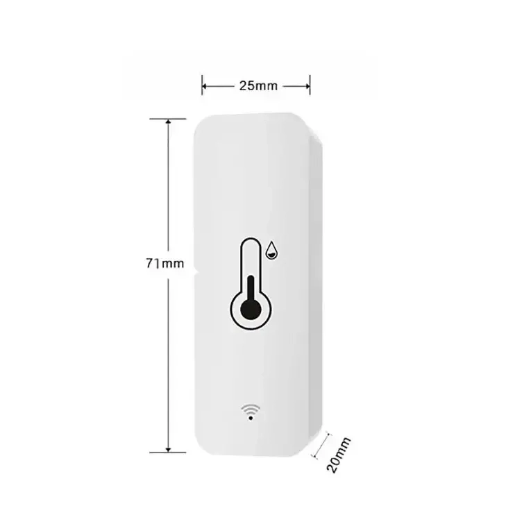 Temperatur- og fugtighedssensor Zigbee Smart - Smart hjem SmartLife - 6438471273250 - 1