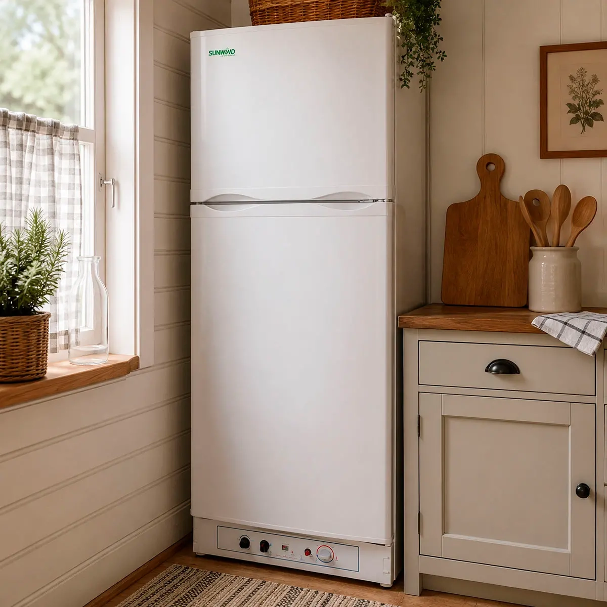 Gas køleskab 225 Sunwind Ventus - Gas køleskabe og 12V-køleskabe - 7028640033304 - 1