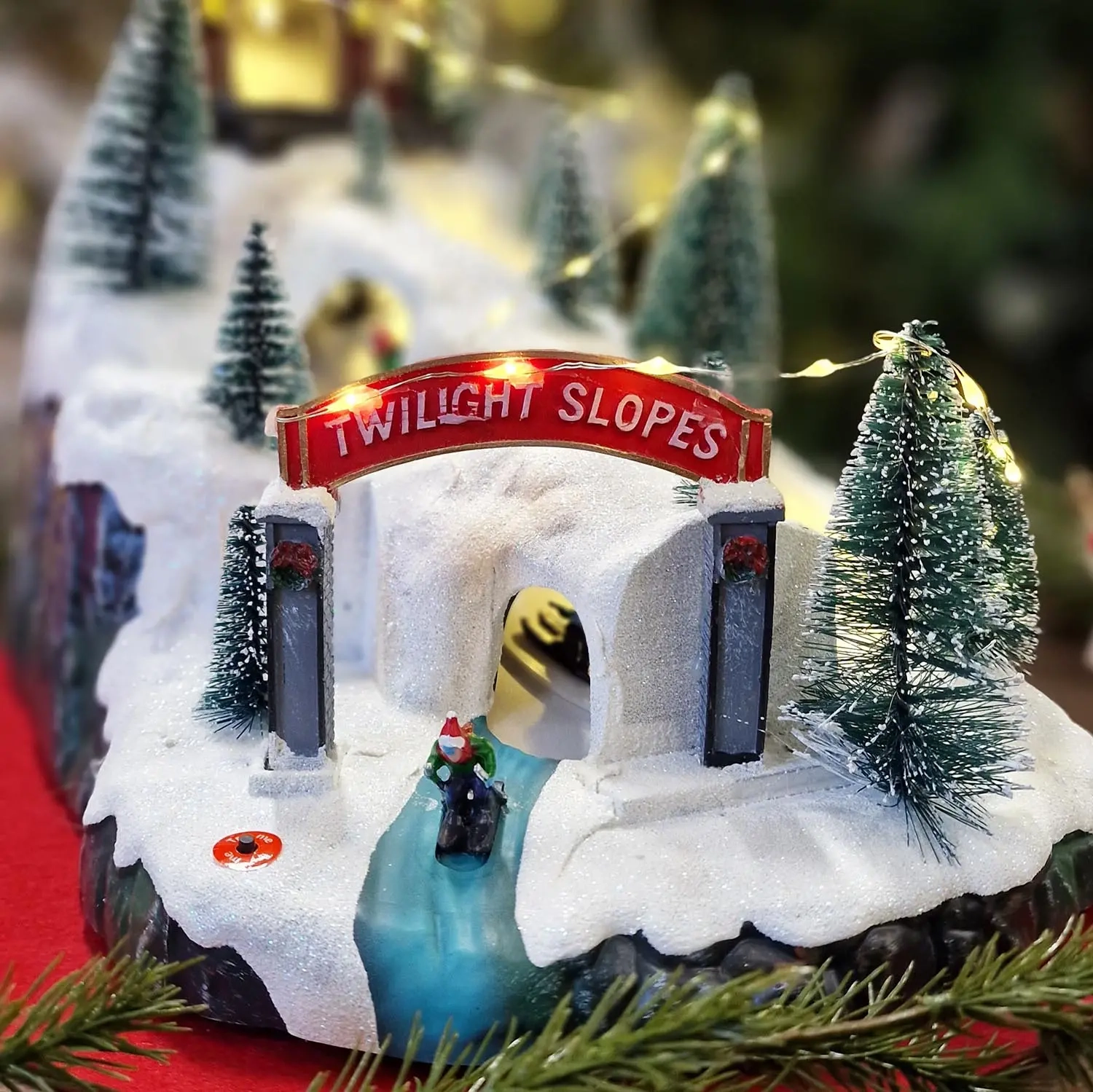 Juldekoration Slopes LED 34cm - Ljusdekorationer för bord - 8719987580741 - 3
