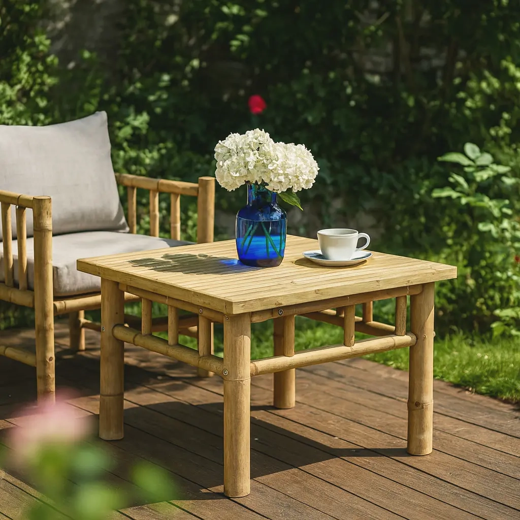 Havemølle Bali bambus 57x57x38cm. - Balkon møbler - 8720573865807 - 0