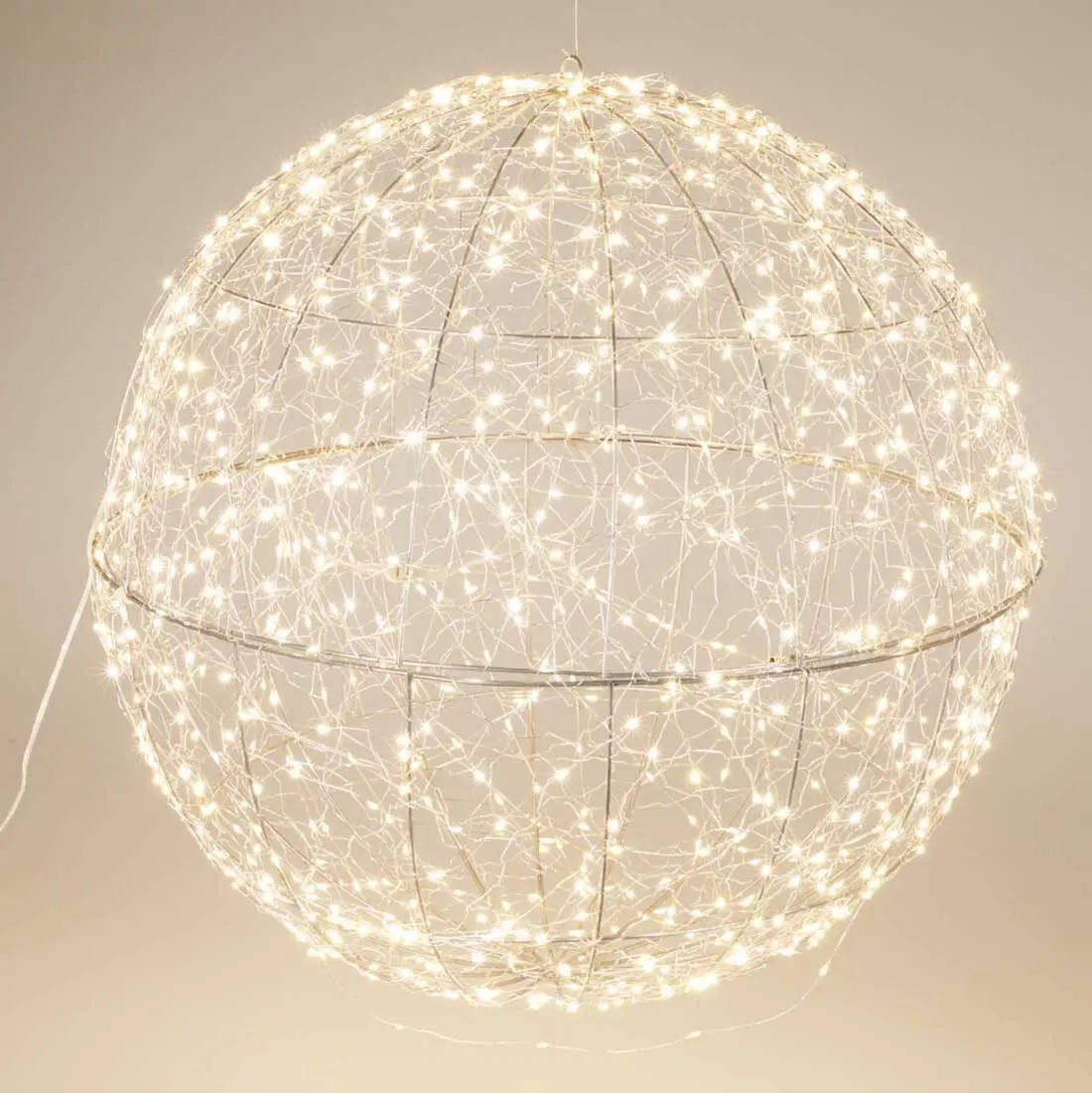Ljusboll Lumo silver 58 cm - LED-ljuskulor - 8721037552226 - 0