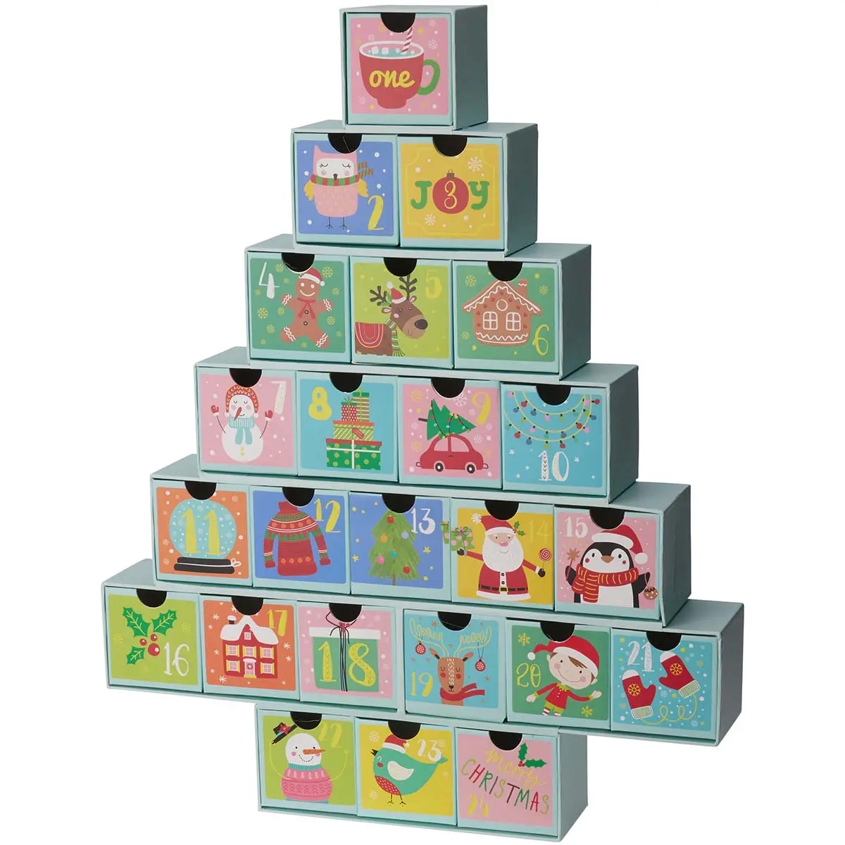 Julkalender att fylla själv 37 cm - Julkalendrar - 8721037632515 - 0