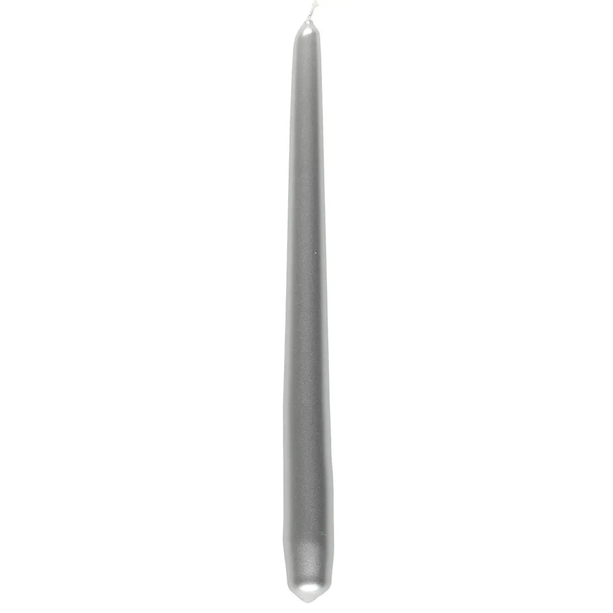 Antikljus metall silver 24cm - Kronljus och antikljus - 6410416294261 - 0