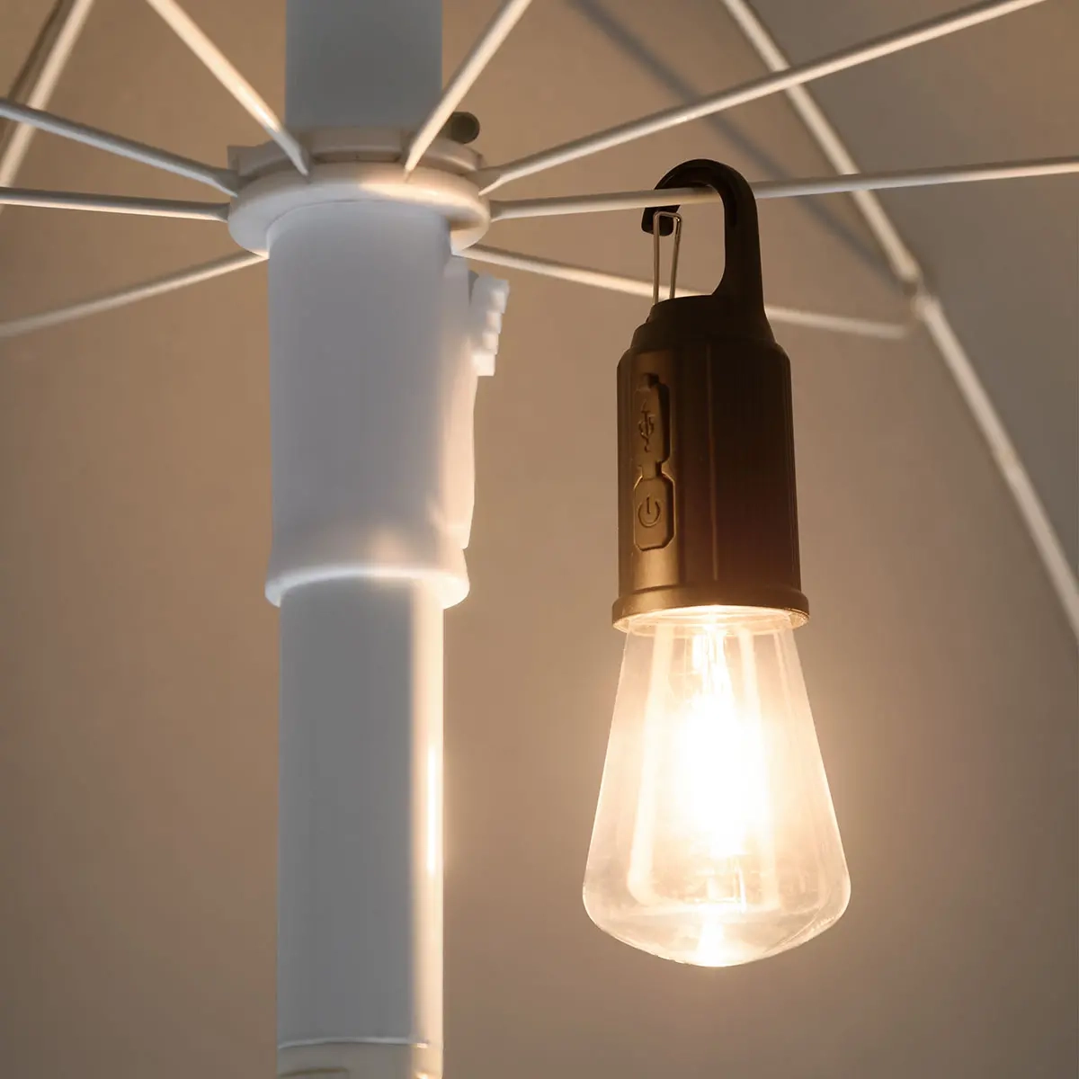 Hængende lys LED genopladelig - Camping - 6410416368726 - 1