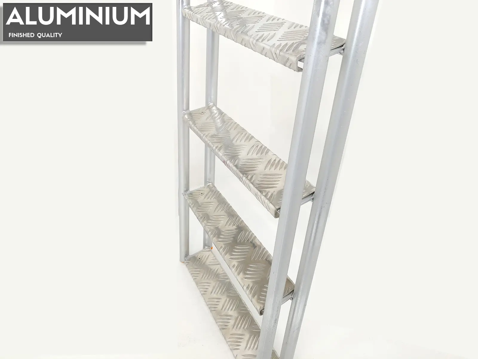 Lænestige 4 trin aluminium Nord -  - 6438168005980 - 6