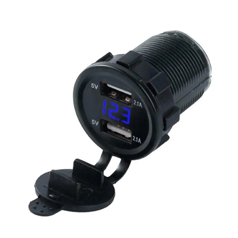 USB-UTTAG 2x2,1A VATTENTÄT 12 / 24V - Cigarettändaruttag och laddare - 6438471004939 - 2