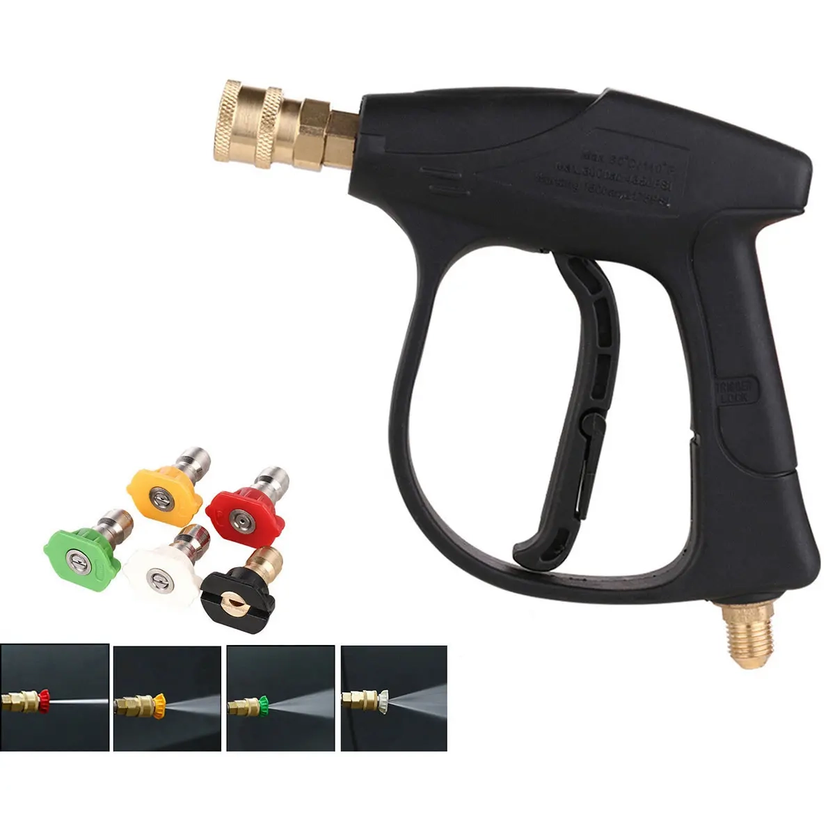 HÖGTRYCKSVÄTT PISTOL max 300bar 14mm - Slangar och pistoler för högtryckstvätt - 6438471013702 - 2