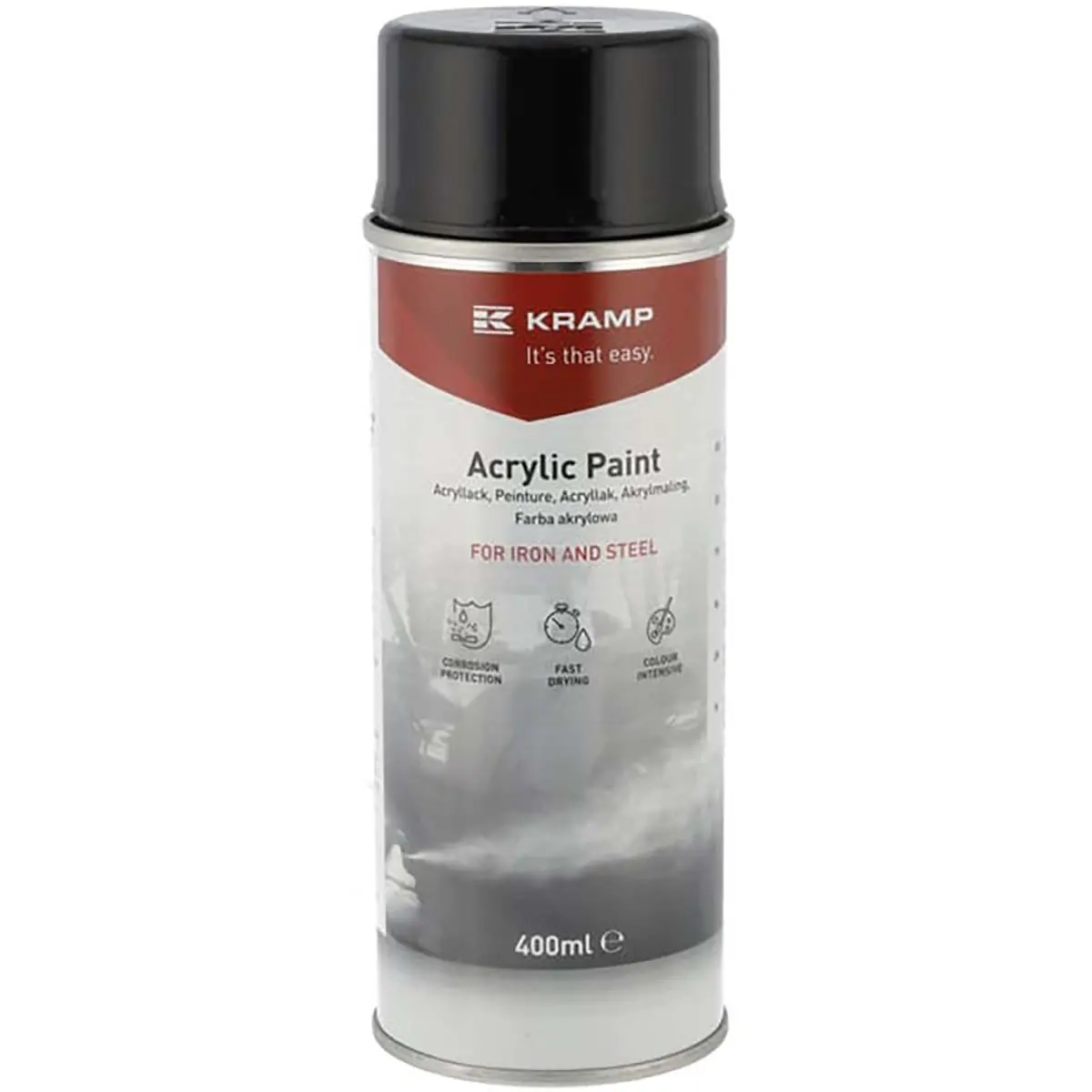 Kramp Spraymaling M.F. kulgrå RAL 7 - Maling og spraymaling - 8716106057924 - 0
