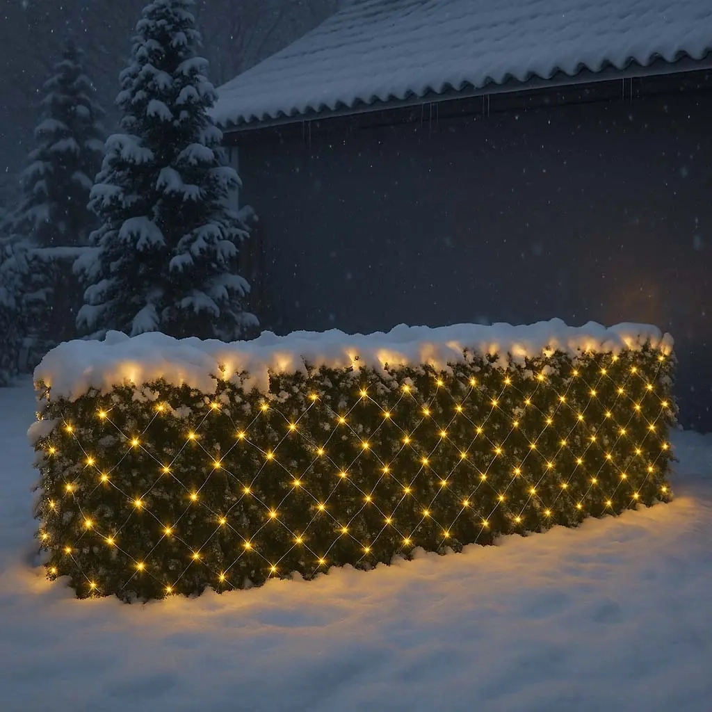Lysnet 320 LED 3x1,5m - Lyskæde til udendørs brug - 8719202259216 - 1