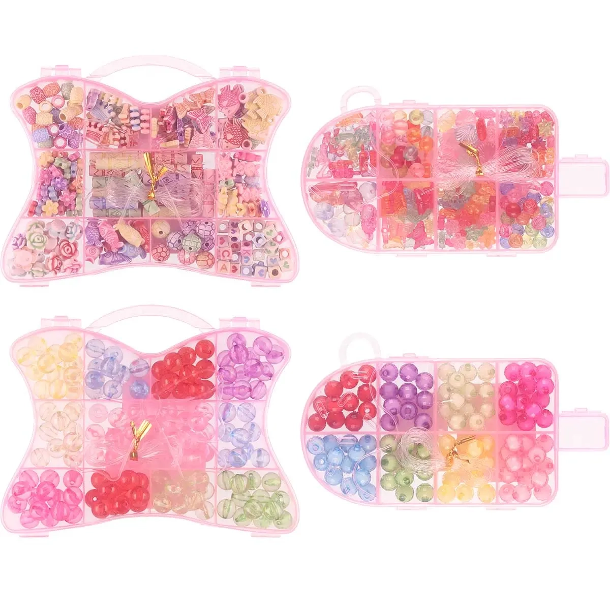 Pärlsmyckesleksakset assorterade - Pysseltillbehör - 6410416491189 - 0