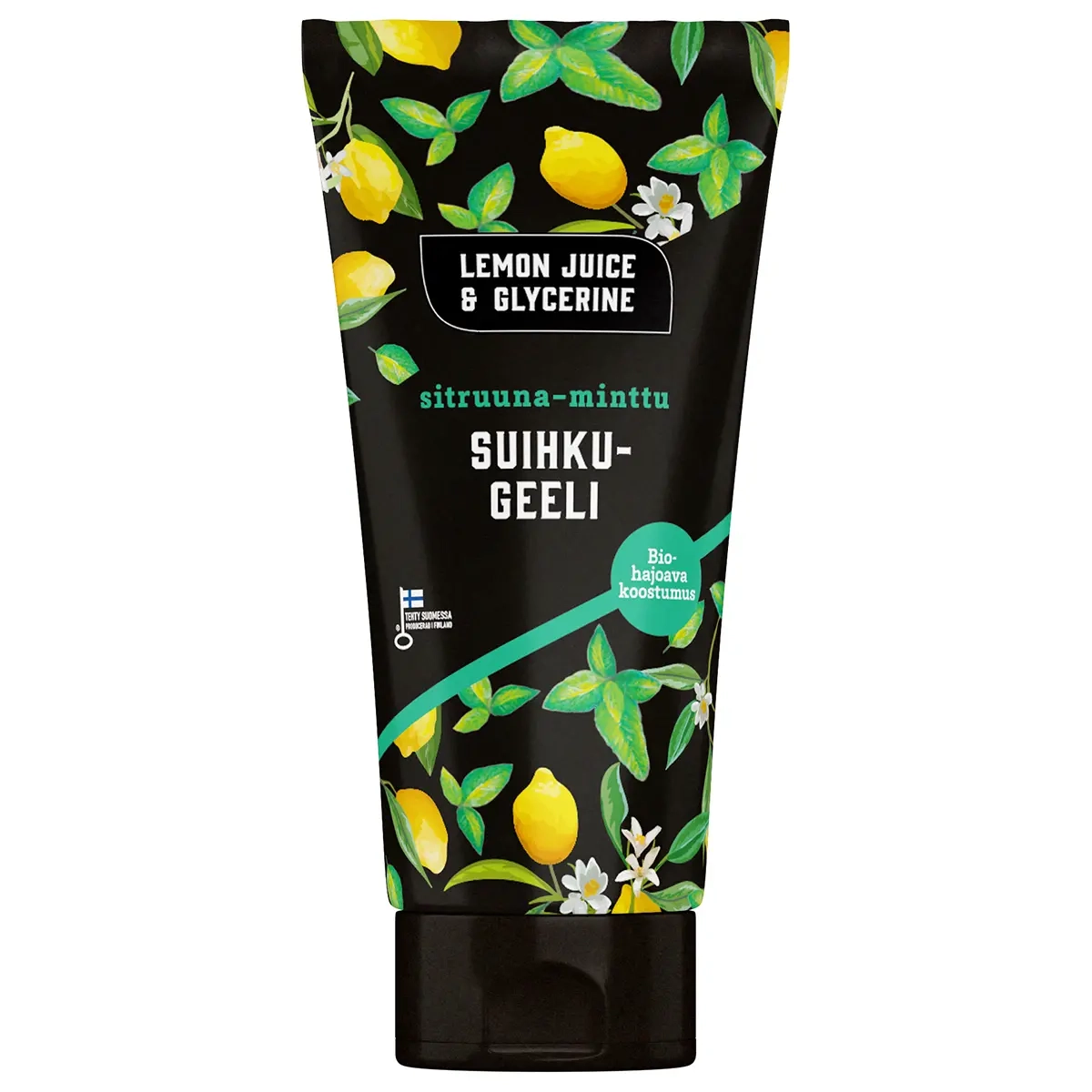 Sæbe til bruser Citronmynte 200ml LJG - Bruser sæber damer - 6414400240395 - 0