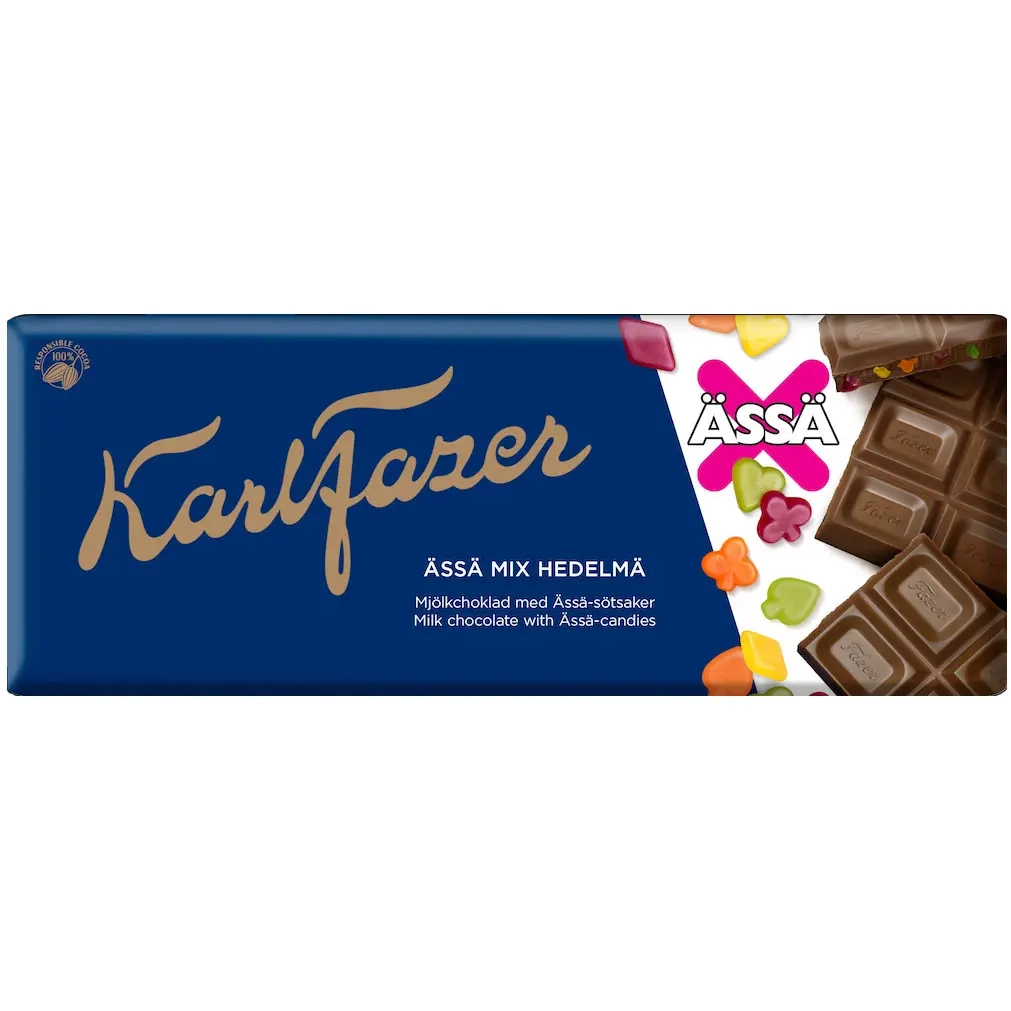 Fazer chokladkaka Ässä Mix Frukt 200g - Choklad och praliner - 6416453414419 - 0