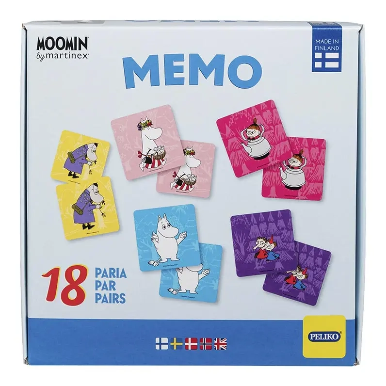 Mummi Memo-hukommelsesspil 18 par - Puslespil og brætspil - 6416550855849 - 0
