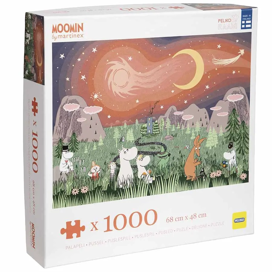 Mumin Pussel 1000 bitar KLART STJÄRNKLAR - Pusselspel och brädspel - 6416550860805 - 0