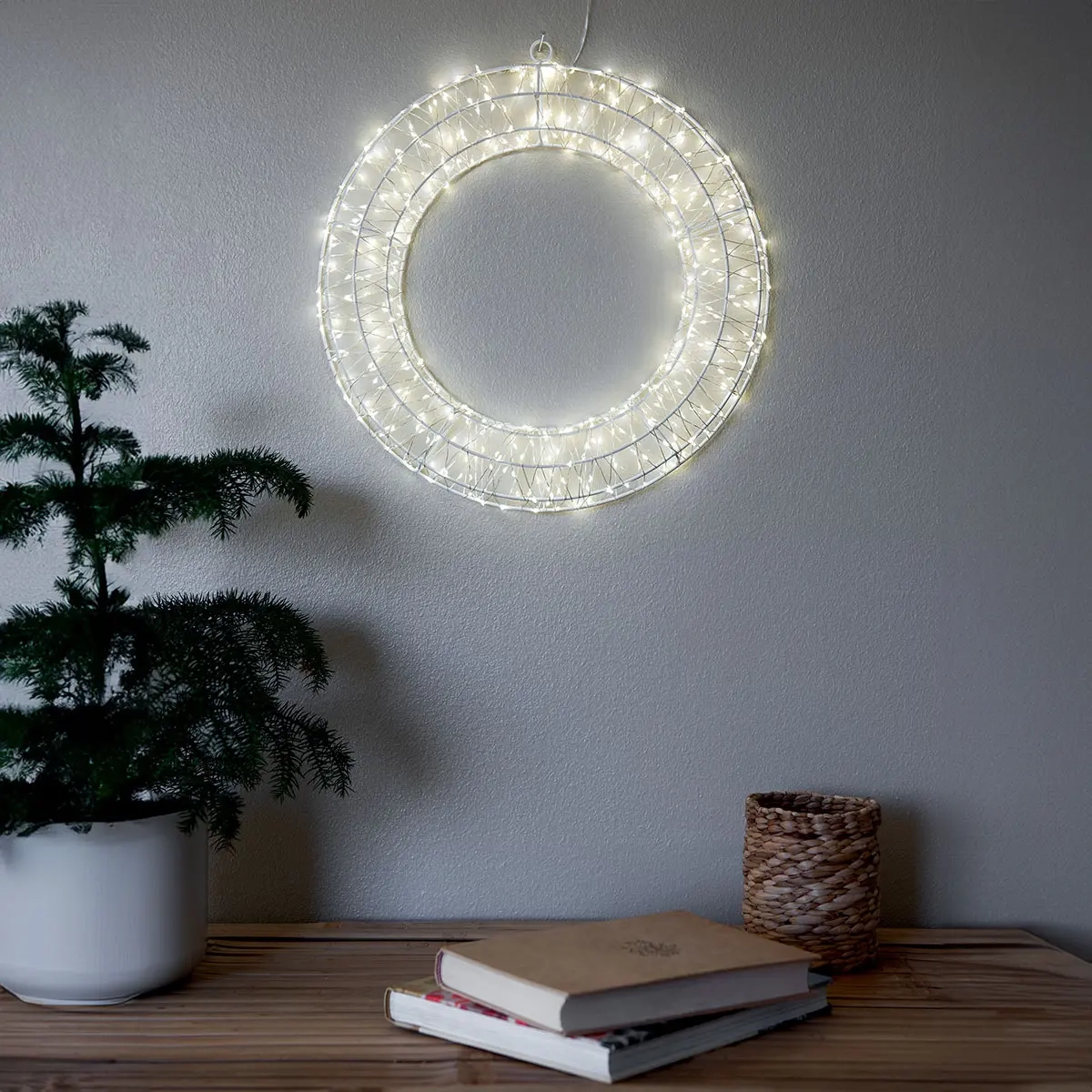 Lysekrans Airam Karo 480 led 38 cm - Lys dekorationer udendørs - 6435200297983 - 0