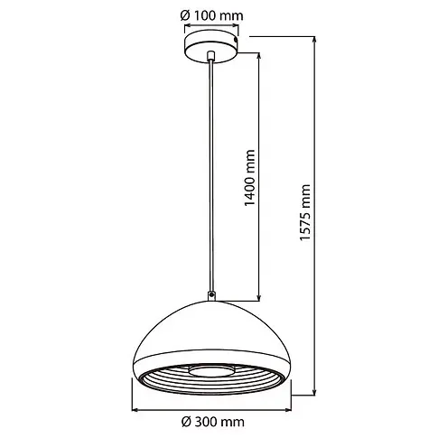 Pendel lampe Anile led sort-champagne -  - 6435200309952 - 2