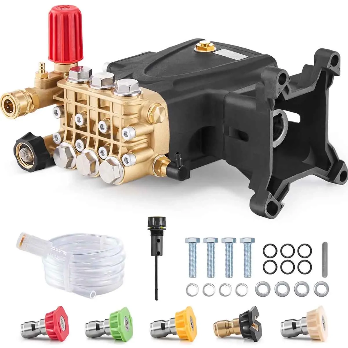 Pump till högtryckstvätt för axel 25,4 mm - Kopplingar och reservdelar för högtryckstvätt - 6438471353297 - 3