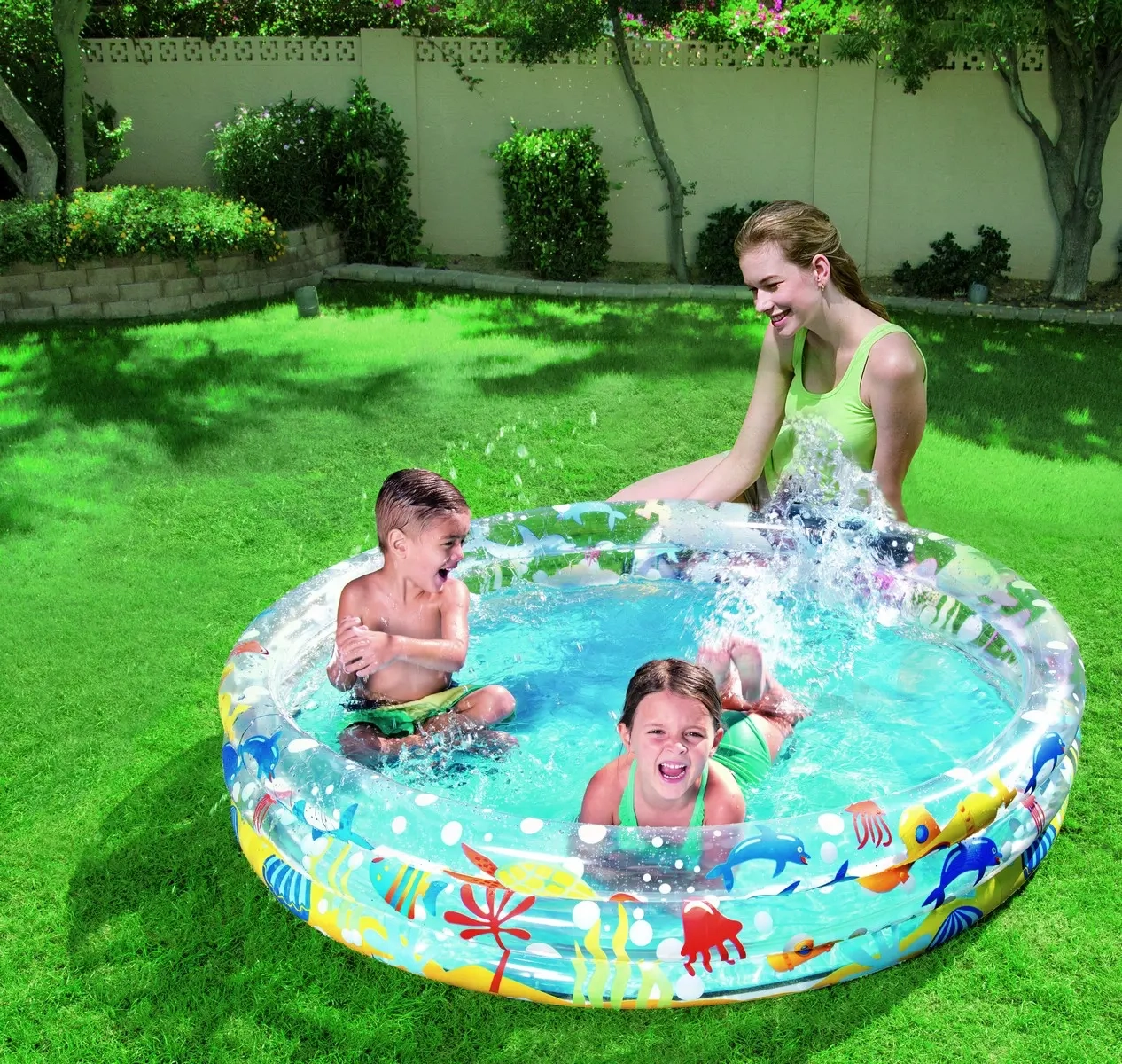 Udendørs Pool Børn 152cm 282L - Svømmehaller og pooltilbehør - 6942138900309 - 1