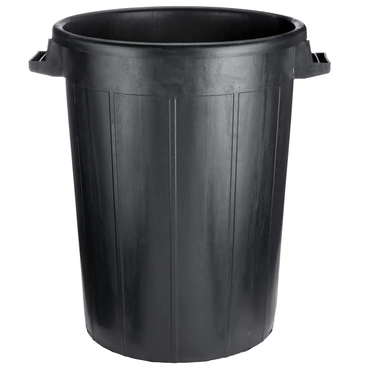 Vattentunna svart 65L - Runda baljor, lock och skydd - 8008133030132 - 0