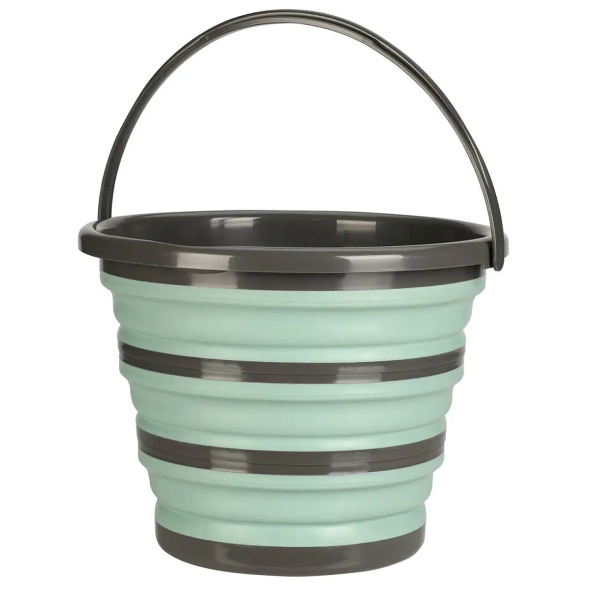 Foldbar spand 10L grøn - Spande - 8720573905121 - 0