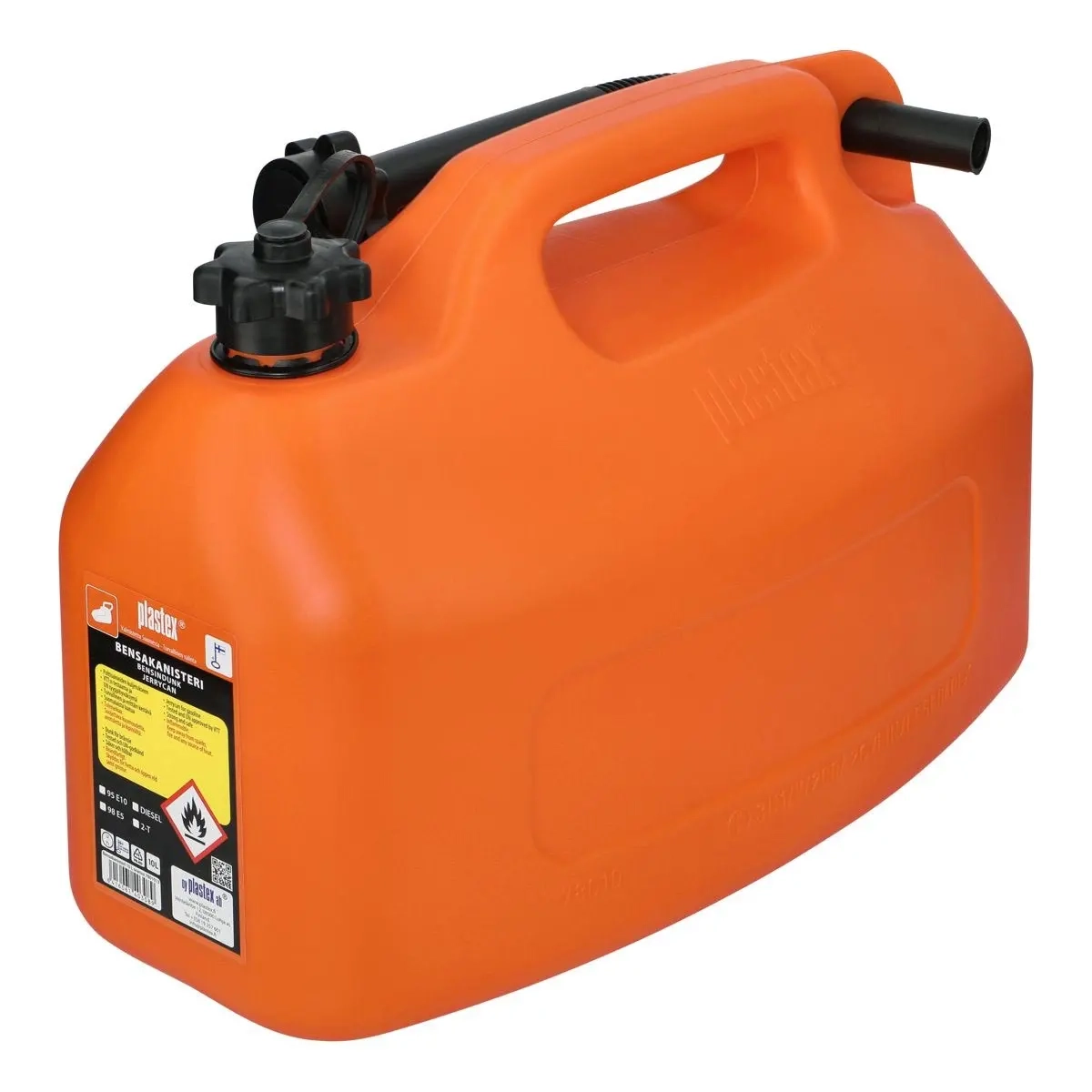 Bensindunk 10L orange - Bränsledunkar och bränsletankar - 6416061403089 - 0