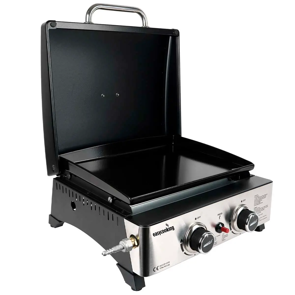 Gasolgrill Easy Cooking Plancha 2 Brännare - Gasolgrillar - 6418536032954 - 0