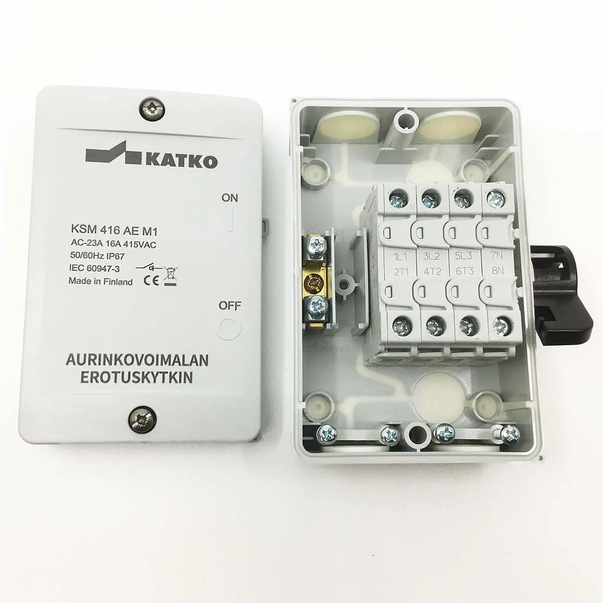 Sikkerhedsafbryder vippe Cut 4x16A 12-415V - Elektrisk central tilbehør og sikringer - 6419410328644 - 0