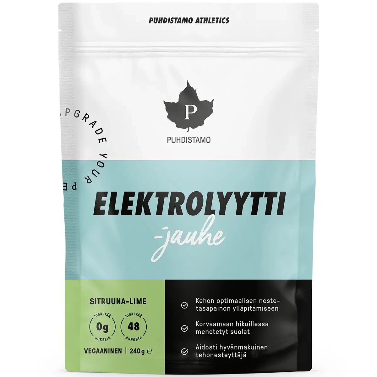 Elektrolytpulver Citron Lime 240g Pureness - Vitaminer och pulver - 6430039223363 - 0
