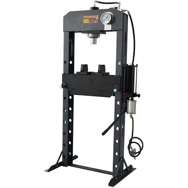 Hydraulisk press 30 ton med skyddsnät - Hydraulpressar - 6430074693855 - 2