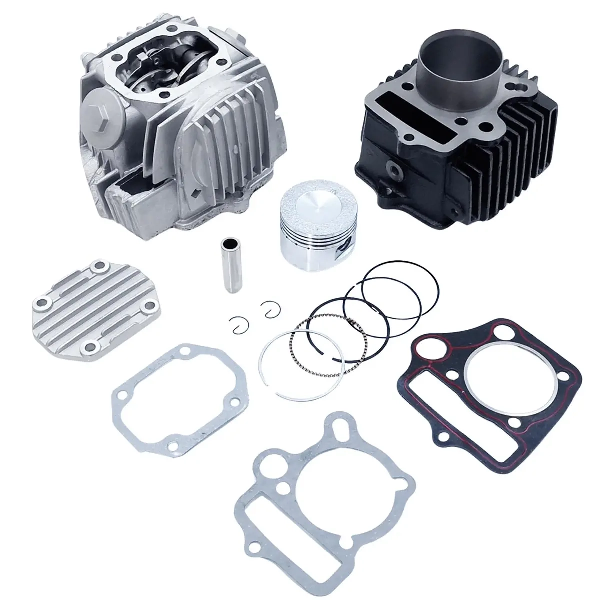 Cylinder kit + topstykke 52,2mm 110-125cc - ATV stempler og cylindre - 6438471289428 - 0