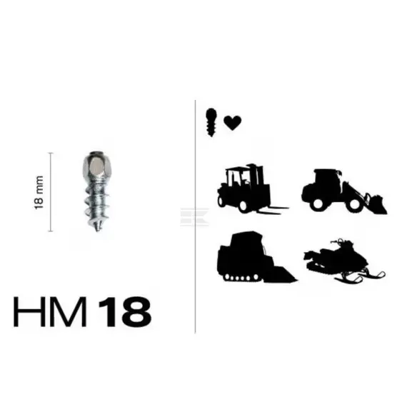 Karbiddrill 18 mm MaxiGrip 200 st - Däck till ATV - 7350047740258 - 1
