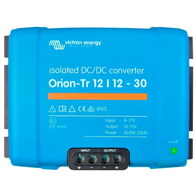 Konverter Orion-Tr 12/12-30A 360W Isol - Batterioplader - 8719076038825 - 0