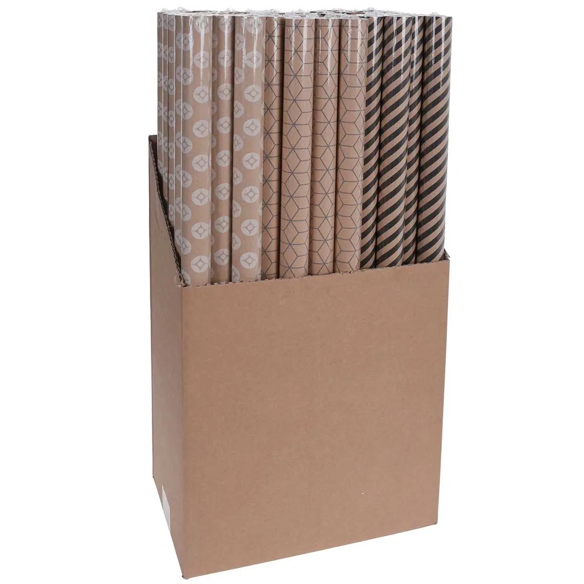 Lahjapapir Geo 70x200cm assorteret - Gavepapir og gaveposer - 8719987319372 - 2