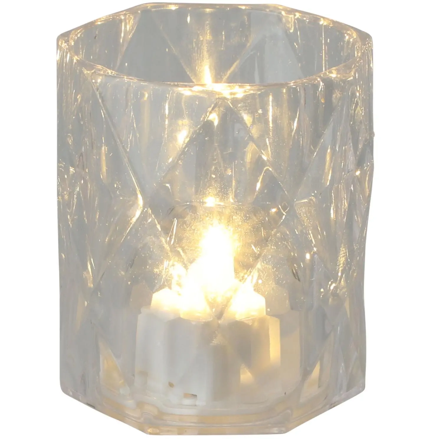 Ljuslykta Mini LED 6 cm klar - Led-ljus - 8720573782975 - 0
