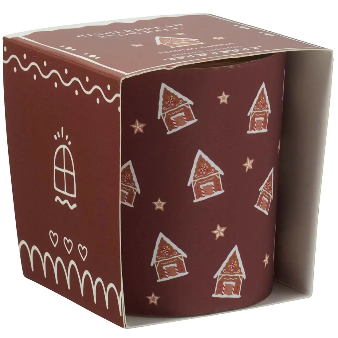 Duftlys i glas Jul 7 cm assorteret -  - 8721037600019 - 1