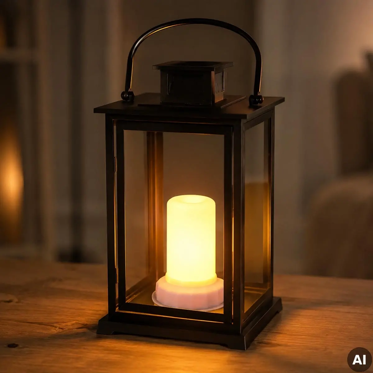 LED-lys med flammeeffekt 9 cm -  - 8721461166303 - 1
