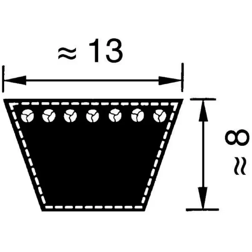 - Remmar till gräsklippare - VB13686 - 1