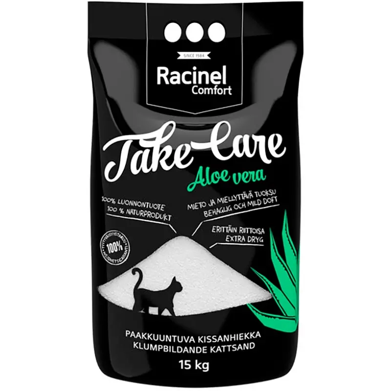 Racinel Comfort Aloe kattsand 15 kg - Katthygien och hälsovård - 6410328143299 - 0