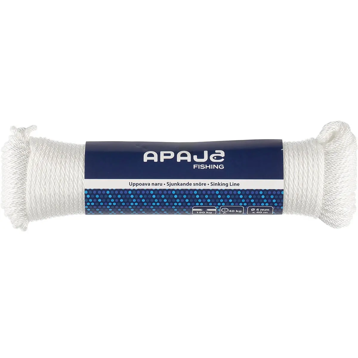 Nylonline flydende 4mm 40m snor - Fiskesnører og fiskesnører - 6410411291326 - 0